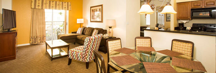Lake Buena Vista Resort and Spa Living and Dining Room